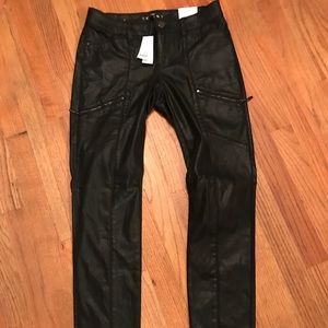 White House Black Market Coated denim